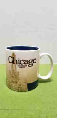 2012 Starbucks Chicago Coffee Mug 16 oz Global Icon City Collectors Series Cup - Sold on eBay Dec, 3rd 2018 for $12.95