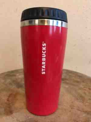 Starbucks 2012 Stainless 16 oz.Travel Coffee Mug Tumbler Red NEW - Sold on eBay Nov, 29th 2018 for $10.00