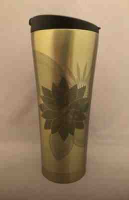 Starbucks Gold Florals Stainless Steel Tumbler Cup 12 Oz 2013. NWT! - Sold on eBay Nov, 28th 2018 for $20.00