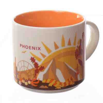 Starbucks PHOENIX AZ City Cup Mug "You Are Here" YAH Collection 14 Oz 2014 - Sold on eBay Dec, 3rd 2018 for $17.50