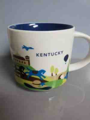 Starbucks You Are Here Collection Coffee Cup  Kentucky 14 oz. ounce Mug 2014 - Sold on eBay Dec, 3rd 2018 for $8.95