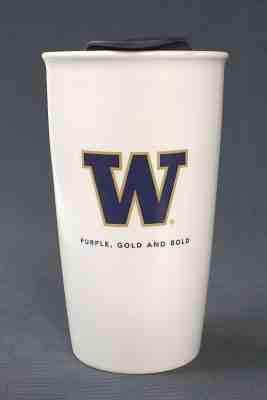 STARBUCKS University of Washington Travel Mug Tumbler 12 oz. 2014 - Sold on eBay Nov, 30th 2018 for $24.95