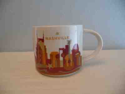 STARBUCKS YOU ARE HERE NASHVILLE CUP / MUG, 2015 - Sold on eBay Dec, 3rd 2018 for $10.50