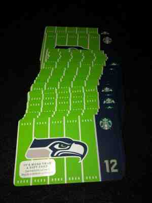 25 x Starbucks 2016 Card Seahawks LOT SEATTLE NEW SALE - Sold on eBay Dec, 4th 2018 for $13.99