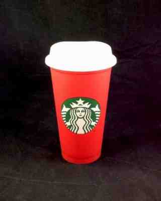 STARBUCKS RED REUSABLE HOLIDAY CUP 2018 LIMITED EDITION - Sold on eBay Dec, 16th 2018 for $9.97