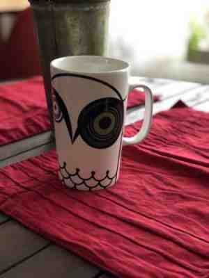 Starbucks Owl 16 Oz Grande Coffee Mug Tea Cup Green Eye Limited Edition 2014 - Sold on eBay Dec, 16th 2018 for $7.60