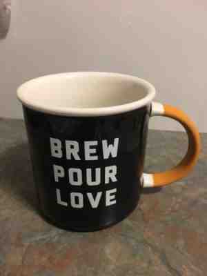 NWT STARBUCKS LIMITED EDITION BREW POUR LOVE BLACK COFFEE MUG FALL 2018 - Sold on eBay Dec, 15th 2018 for $19.99