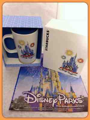 NIB STARBUCKS DISNEY Magic Kingdom 45th Anniversary Limited Edition Mug $34 - Sold on eBay Dec, 11th 2018 for $11.99