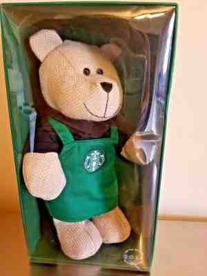 STARBUCKS 2016 LIMITED EDITION GREEN APRON BEARISTA  BEAR BRAND NEW - Sold on eBay Dec, 11th 2018 for $14.99
