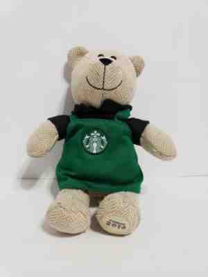 Starbucks 9.5" Bearista Bear Plush Green Apron Logo Limited Edition 2016 - Sold on eBay Dec, 11th 2018 for $9.50