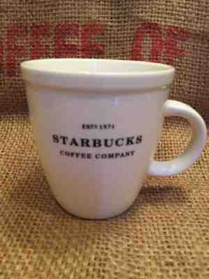 2006 Starbucks Coffee Co. Barista Mug - White Ceramic - Est'd 1971 EUC Perfect - Sold on eBay Dec, 13th 2018 for $19.95