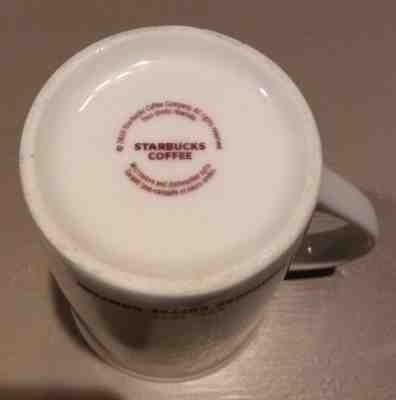 Starbucks 2010 OUNCES Est. 1971 White Coffee Mug Cup TALL 12 oz. - Sold on eBay Dec, 12th 2018 for $11.95