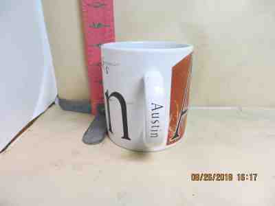 STARBUCKS CITY MUG , AUSTIN , TEXAS - 1994 MUG 18 OUNCES - HAS SOME SPOON SCARS - Sold on eBay Dec, 14th 2018 for $3.00