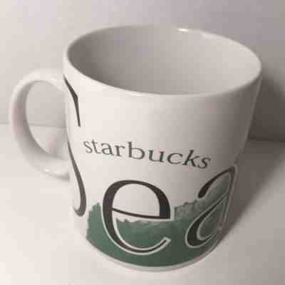 Starbucks Coffee CITY MUG Collector Series SEATTLE 1994 Original 20oz Mt. Ranier - Sold on eBay Dec, 9th 2018 for $20.70