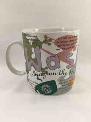 Vintage 1997 Starbucks Washington | States Of Bean Coffee 20 oz Mug | Large Chip - Sold on eBay Dec, 4th 2018 for $9.89
