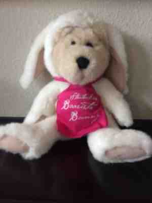 1998 Starbucks Bearista Bear Plush Stuffed Easter Bunny 10” Pink Apron - Sold on eBay Dec, 15th 2018 for $12.99