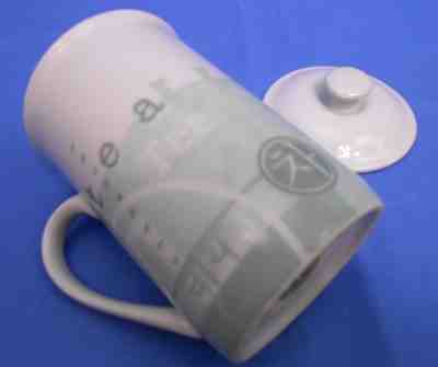 STARBUCKS 1998 Collectible Tea Mug with Lid Teh Tee Tea Asian Design Cup EUC