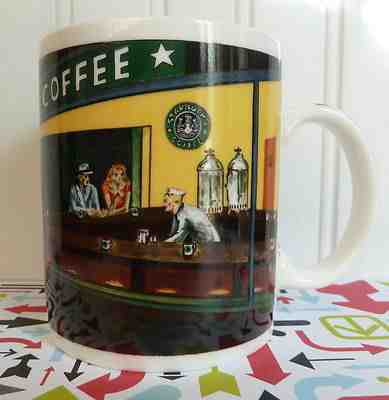 1999 STARBUCKS CHALEUR NIGHTHAWKS DINER MUG MERMAID LOGO MINT! - Sold on eBay Dec, 15th 2018 for $17.99