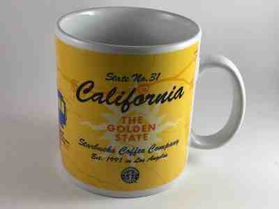 Starbucks California Coffee Mug 1999 Golden State Large 20 oz Mug State No. 31 - Sold on eBay Dec, 14th 2018 for $14.99