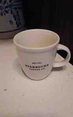 Starbucks white 6 oz mug 2001 30th Anniversary edition  - Sold on eBay Dec, 11th 2018 for $10.00
