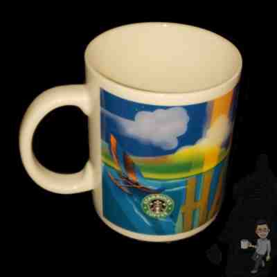 Starbucks Hawaii Coffee Mug 2001 Outrigger Coffee Origin Stamp Series Cup  - Sold on eBay Dec, 11th 2018 for $3.80