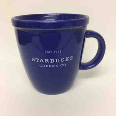 2001 Starbucks Coffee Co. Est 1971 Cobalt Blue Abbey Barista 16 oz Large Mug  - Sold on eBay Dec, 11th 2018 for $13.95
