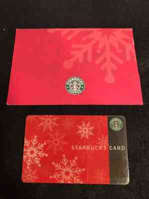 Starbucks Germany German Snowflake Christmas CARD sleeve Very Rare 2003 RETIRED