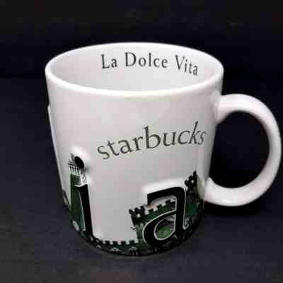 Starbucks 2003 Mug Italia Barista Italian Edition II La Dolce Coffee Christmas - Sold on eBay Dec, 15th 2018 for $15.00