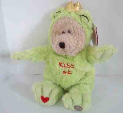 2004 Starbucks Bearista Kiss Me Frog Prince Teddy Bear Plush Stuffed Animal Doll - Sold on eBay Dec, 16th 2018 for $4.94