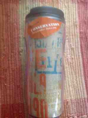 NEW Starbucks Thermal Travel Tumbler -16 oz -Guatemala Coffee Burlap Print 2004 - Sold on eBay Dec, 15th 2018 for $12.99