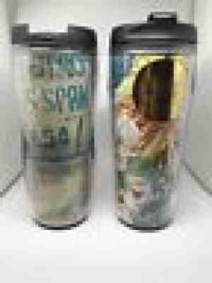 Two 2004 16 oz STARBUCKS Insulated Travel Mug Tumblers - Sold on eBay Dec, 13th 2018 for $10.00