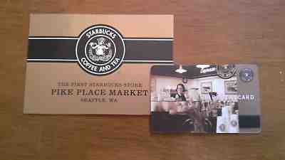 MINT! STARBUCKS 2005 PIKE PLACE Gift Card w/Sleeve More Scarce than the 2002 Set - Sold on eBay Dec, 13th 2018 for $5.89