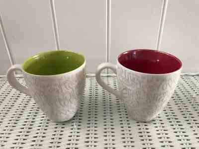 STARBUCKS 2005 Christmas Mugs LOVE & JOY - Sold on eBay Dec, 12th 2018 for $11.95