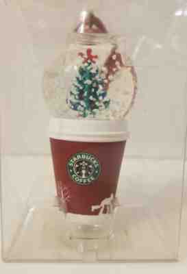 Starbucks 2006 Holiday Snow Globe Ornament Red To Go Cup 236292 Christmas Tree - Sold on eBay Dec, 16th 2018 for $53.00