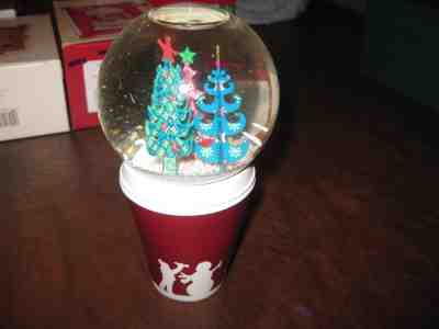 Starbucks 2006 Holiday Snow Globe Ornament Red To Go Cup 236292 Christmas Tree - Sold on eBay Dec, 15th 2018 for $9.99