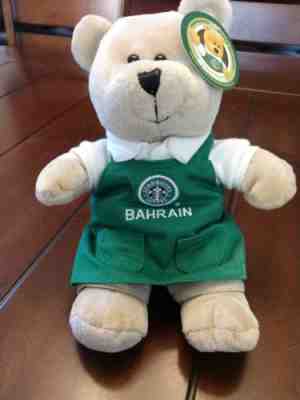 Starbucks Bearista Bear BAHRAIN With Green Apron 2007 - Sold on eBay Dec, 15th 2018 for $9.70