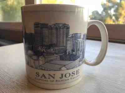 2007 Starbucks City Mug Architecture Series San Jose Silicon Valley 18oz - Sold on eBay Dec, 15th 2018 for $13.99