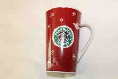 Starbucks 2008 Holiday Christmas Tall mug Deer Logo 16 oz Mug Coffee Tea  - Sold on eBay Dec, 16th 2018 for $14.99