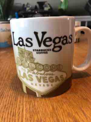 Starbucks Las Vegas Mug 16oz Global Icon 2009 Nevada Coffee Cup Tea Vegas Strip - Sold on eBay Dec, 16th 2018 for $4.79