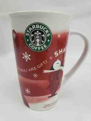 2010 Starbucks Coffee Mug Holiday Red Share 16oz Collectible Cup Christmas - Sold on eBay Dec, 15th 2018 for $17.99