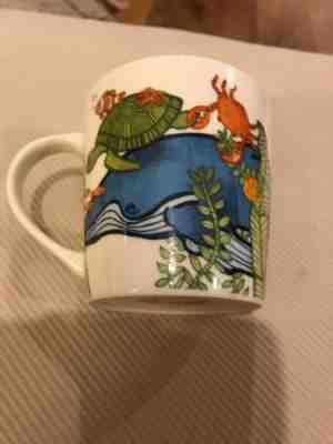 2010 STARBUCKS CHILD'S CUP Ocean Yellow SUBMARINE Whale turtle fish kids MUG - Sold on eBay Dec, 15th 2018 for $5.00