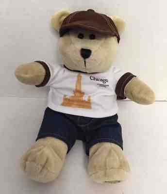 STARBUCKS Bearista CHICAGO Destination Series 9" Plush Bear 2010 Stuffed T1 - Sold on eBay Dec, 14th 2018 for $9.97