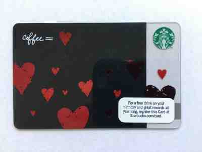 2011 Starbucks Gift Card Coffee = Love Hearts Unused Pin Intact No Value 6075 - Sold on eBay Dec, 15th 2018 for $4.25