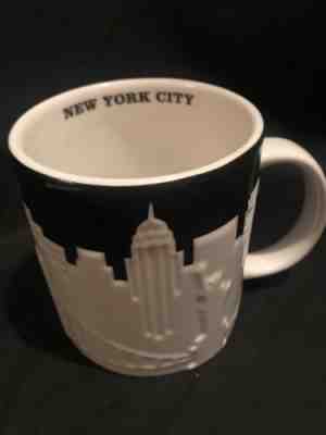 Starbucks Mug 2012 Collectors Series New York City Skyline Relief Taxi 16oz - Sold on eBay Dec, 15th 2018 for $13.00