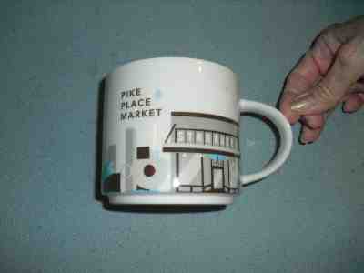 New Starbucks You Are Here 2013 Pike Place Market Seattle Cup Mug - Sold on eBay Dec, 14th 2018 for $8.50