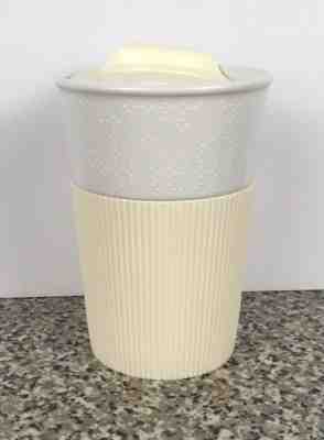 Starbucks 2013 Silicone Sleeve Ribbed Grip Tumbler Travel Mug Coffee Cup 8oz - Sold on eBay Dec, 14th 2018 for $15.00