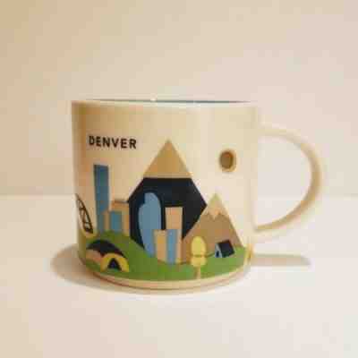 Starbucks “YOU ARE HERE” Collection 2014 Denver Colorado 14oz Coffee Mug - Sold on eBay Dec, 15th 2018 for $13.99