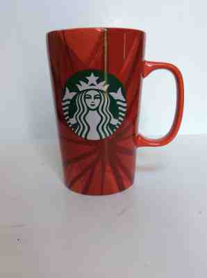 Starbucks 2014 Christmas Red Poinsettia Ceramic 16.8 oz. Mug - Sold on eBay Dec, 15th 2018 for $12.84