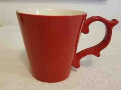 Starbucks Teavana Tazo 2015 Red Scroll Mug With Rococo Handle, 12 oz.  - Sold on eBay Dec, 15th 2018 for $24.95