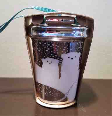 2016 STARBUCKS HOLIDAY / CHRISTMAS POLAR BEAR ORNAMENT *SOLD OUT EVERYWHERE* - Sold on eBay Dec, 16th 2018 for $17.99